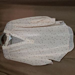 Sheer Charming Charlie blouse L